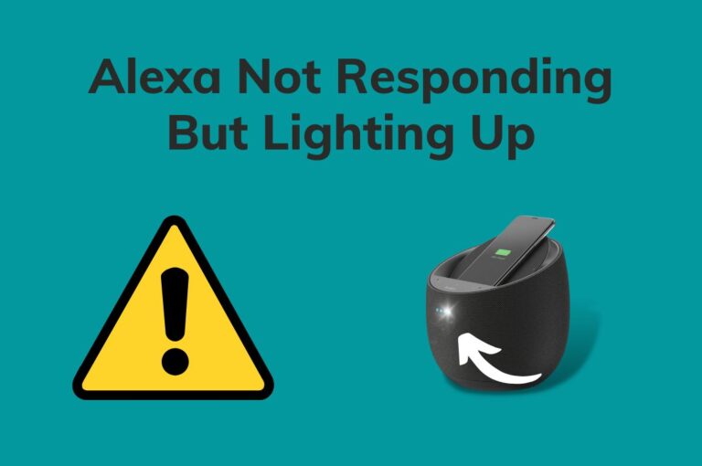 5 Reasons Why Alexa Not Responding But Lighting Up?