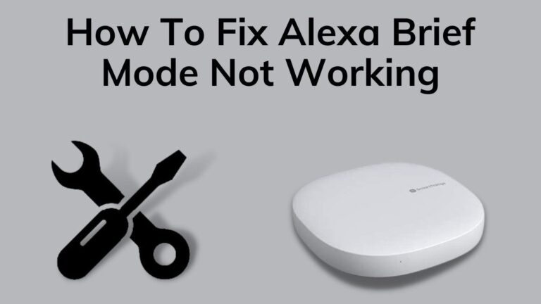 How To Fix Alexa Brief Mode Not Working In 2023?