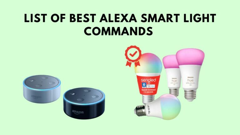 List of Best Alexa Smart Light Commands (Basic & Advanced)