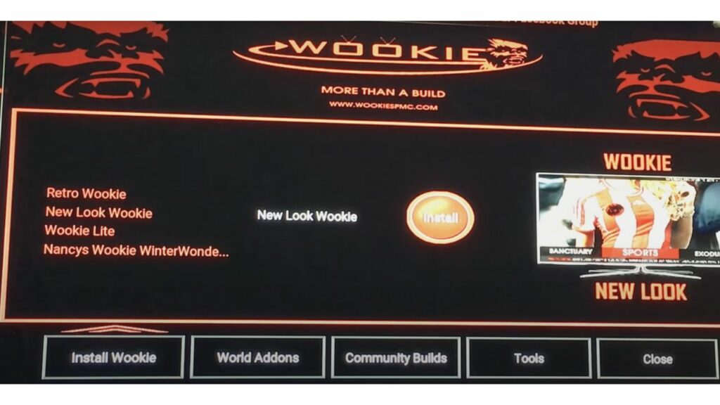 How to update wookie on firestick